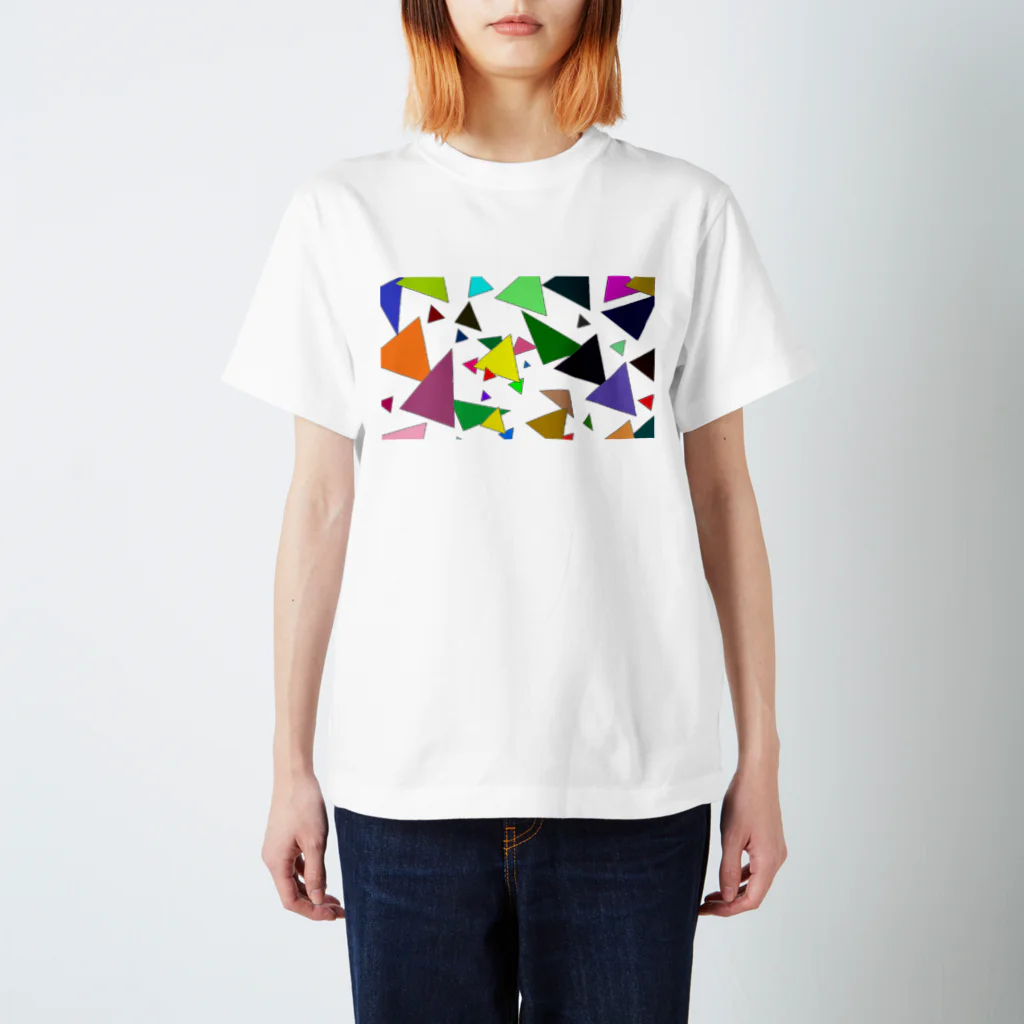 でおきしりぼ子の実験室のTrianglez_ｗ スタンダードTシャツ