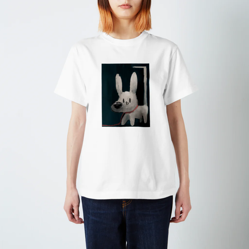 おさかなpeaceの鼻のでけぇ〜いぬ スタンダードTシャツ