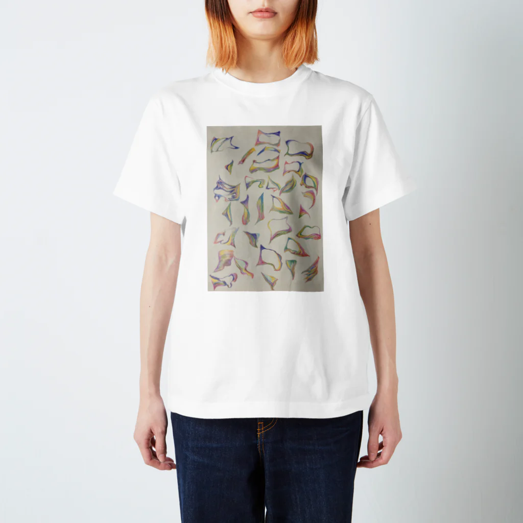 いろいろ色えんぴつのFlags B Regular Fit T-Shirt