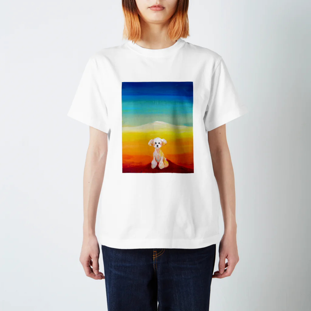 長友心平の風景　プードル スタンダードTシャツ