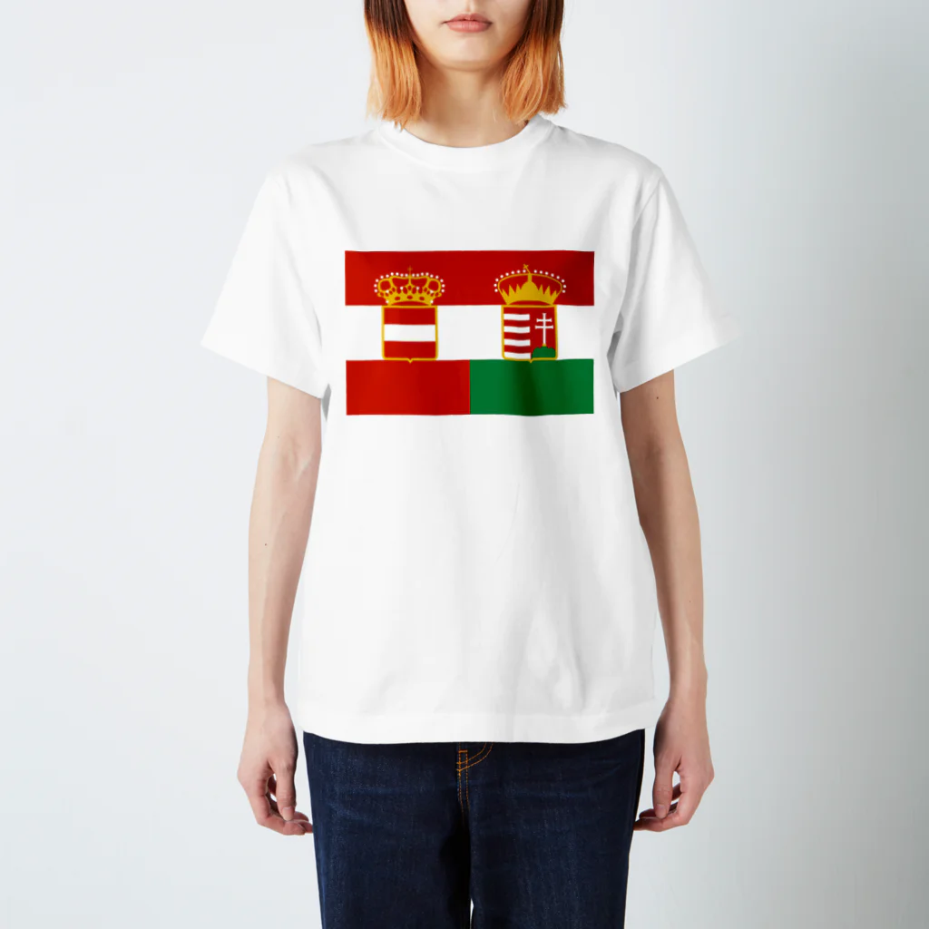 万国国旗ショップのオーストリア＝ハンガリー帝国 スタンダードTシャツ