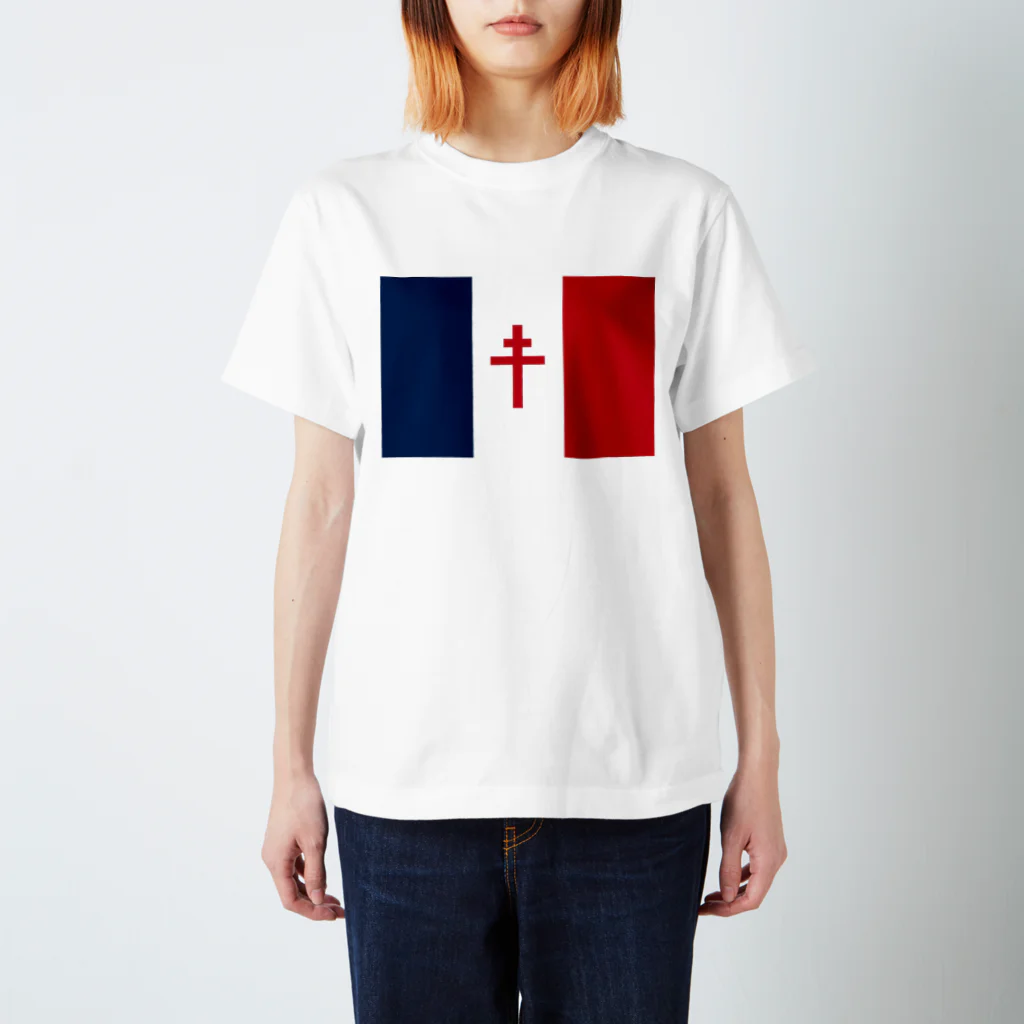 万国国旗ショップの自由フランス Regular Fit T-Shirt