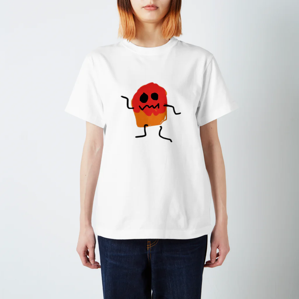 ナゲットくんのプリティショップのナゲットくん スタンダードTシャツ