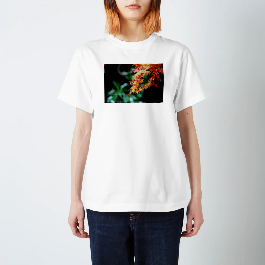 ひかるひ。の紅葉×サンカク Regular Fit T-Shirt