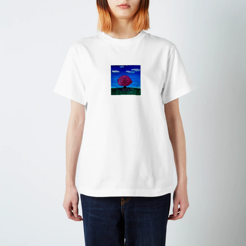 BLUE FEATHERの桜ポップ スタンダードTシャツ