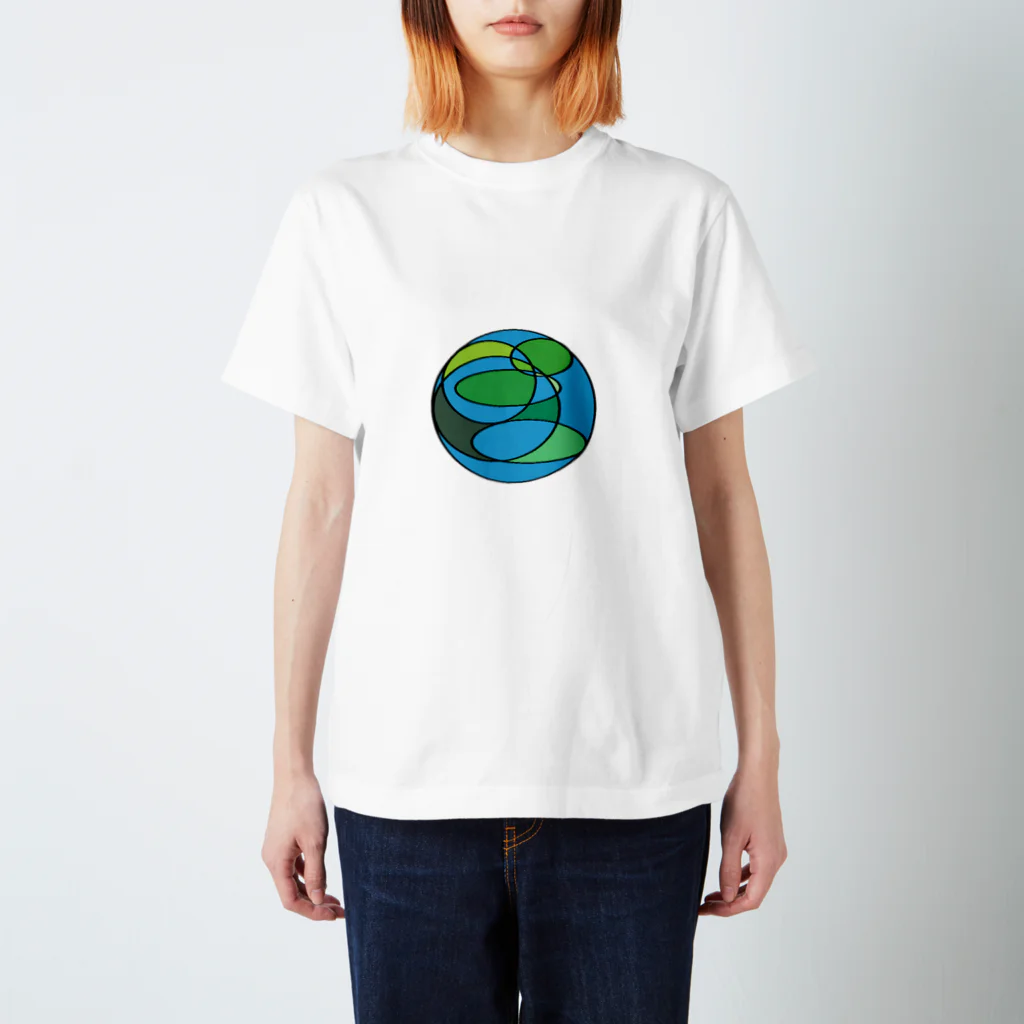 factory-SHIZUOKAの地球 EARTH スタンダードTシャツ