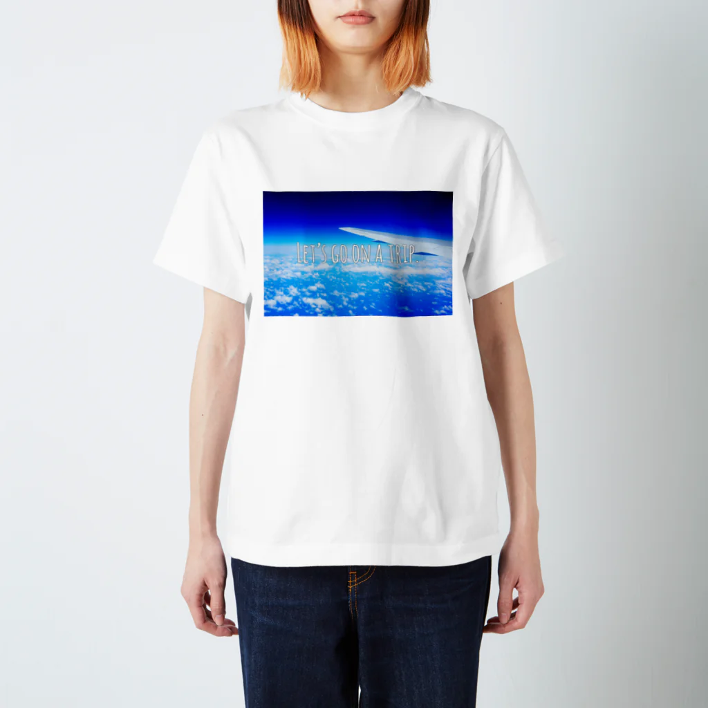 hatomugiのLet’s go on a trip. スタンダードTシャツ