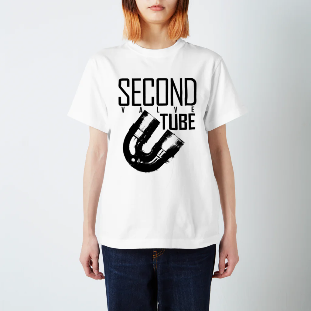 mosmos storeのSECOND -VALVE TUBE- スタンダードTシャツ