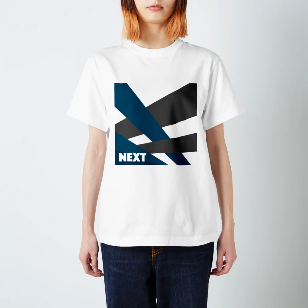 sHiKimaruのシンプル文字 NEXT ! スタンダードTシャツ