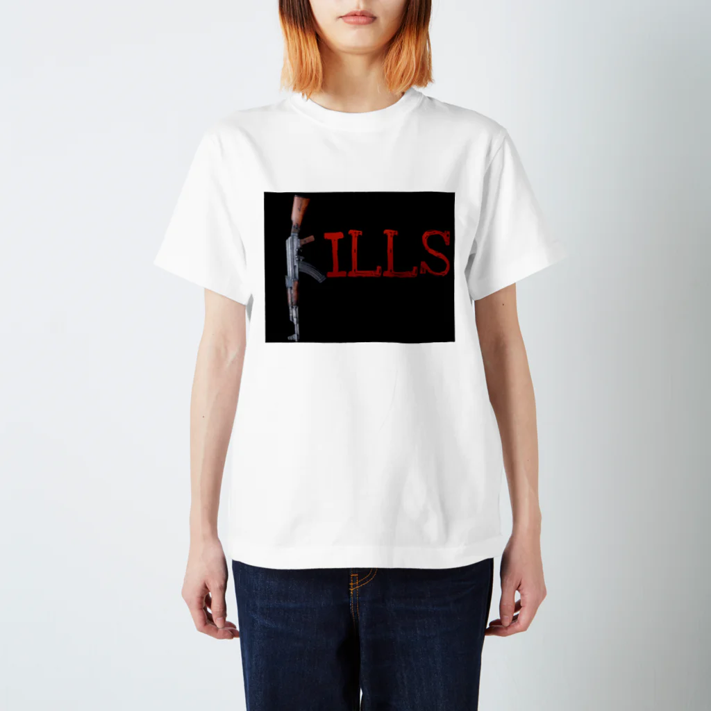 KILLSの狂気なピエロ スタンダードTシャツ