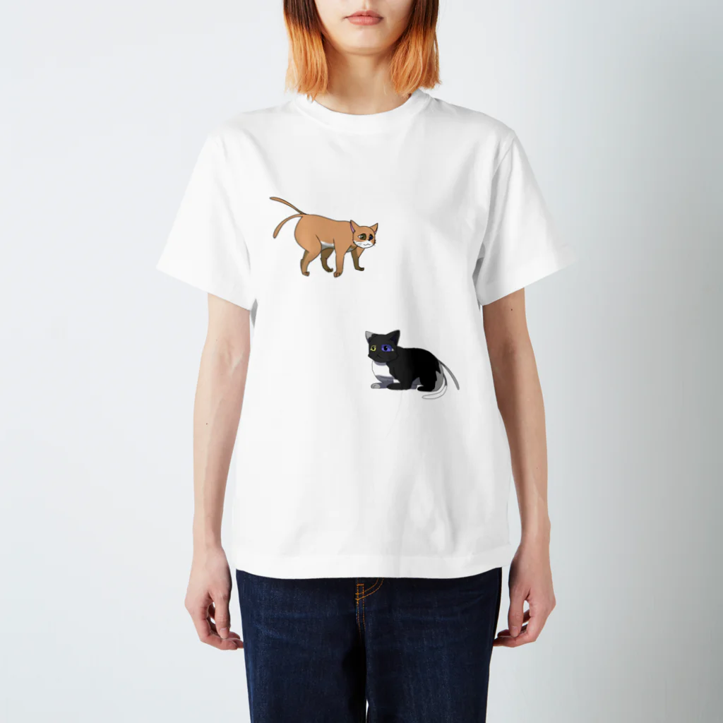 Flowerの猫又 Regular Fit T-Shirt