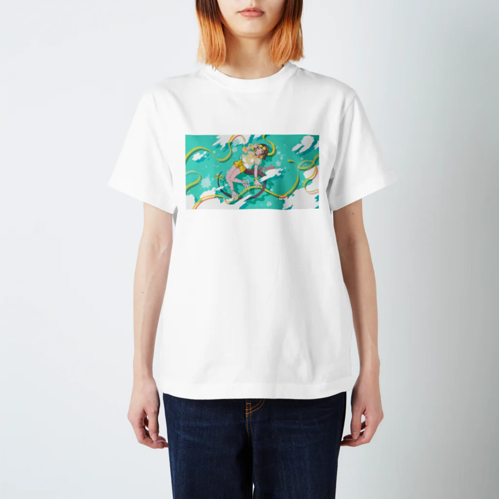 カナのおみせのカナヘビ女子のsodaTシャツ Regular Fit T-Shirt