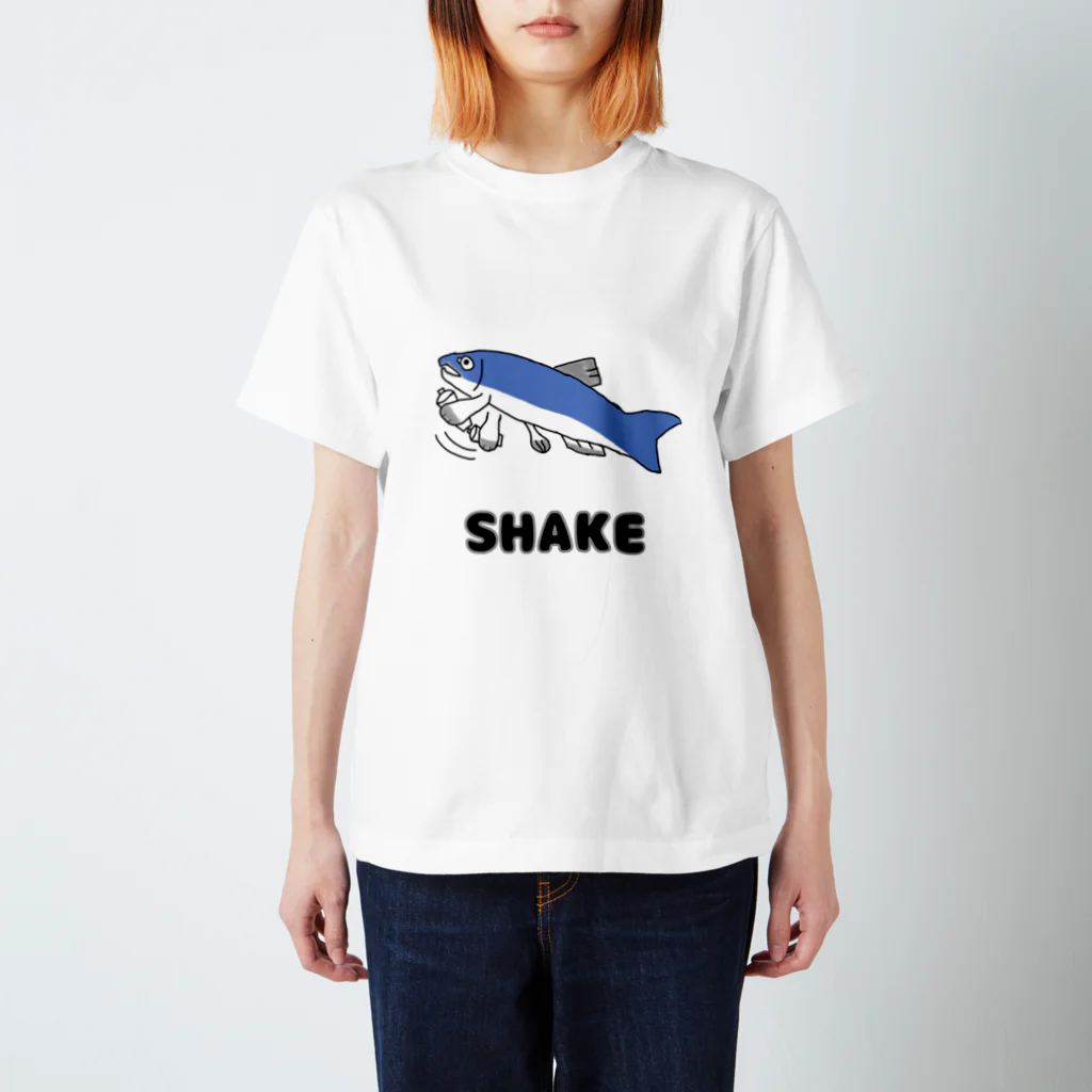 加糖対地の"SHAKE" Regular Fit T-Shirt