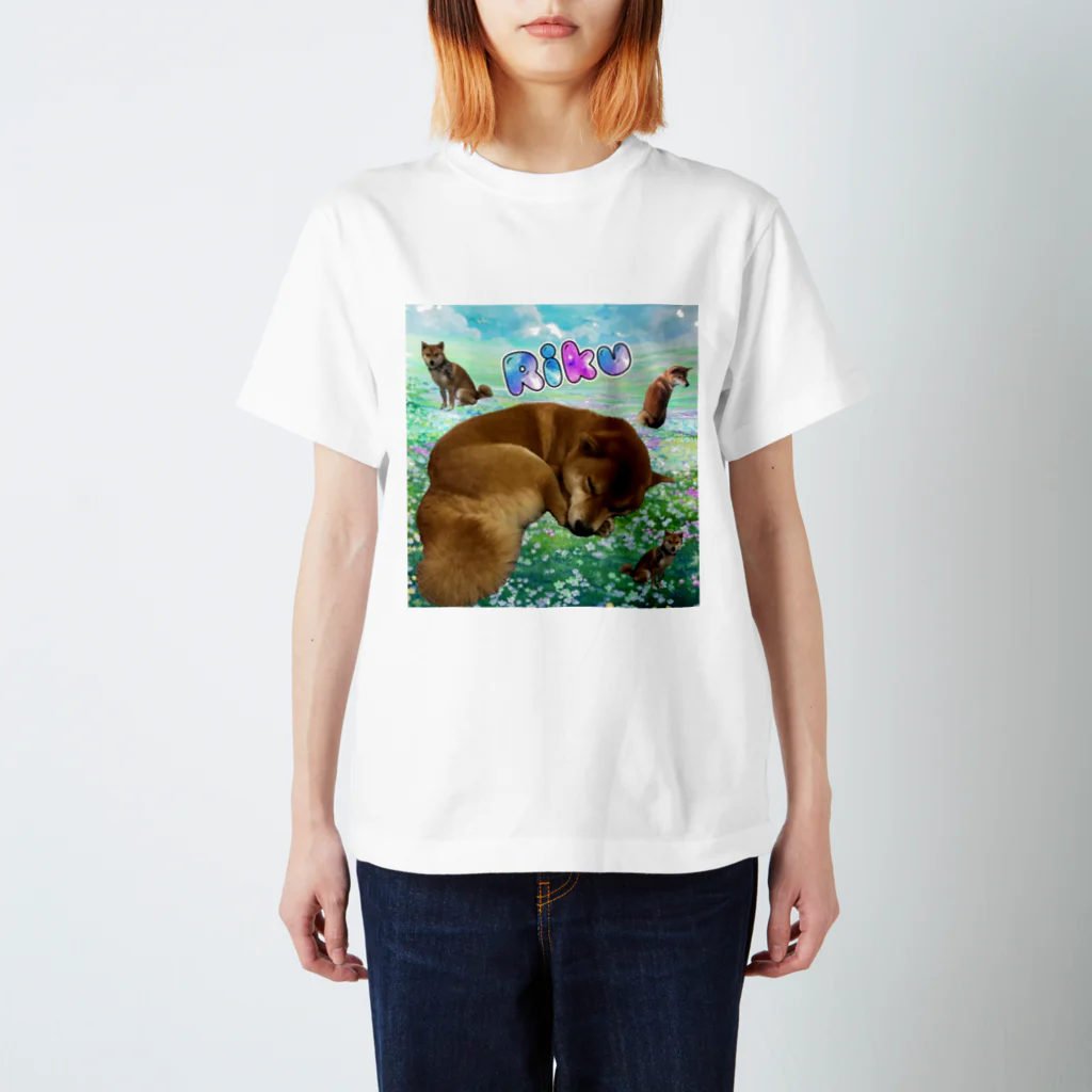 葉月☆*。の柴犬のリクさん スタンダードTシャツ