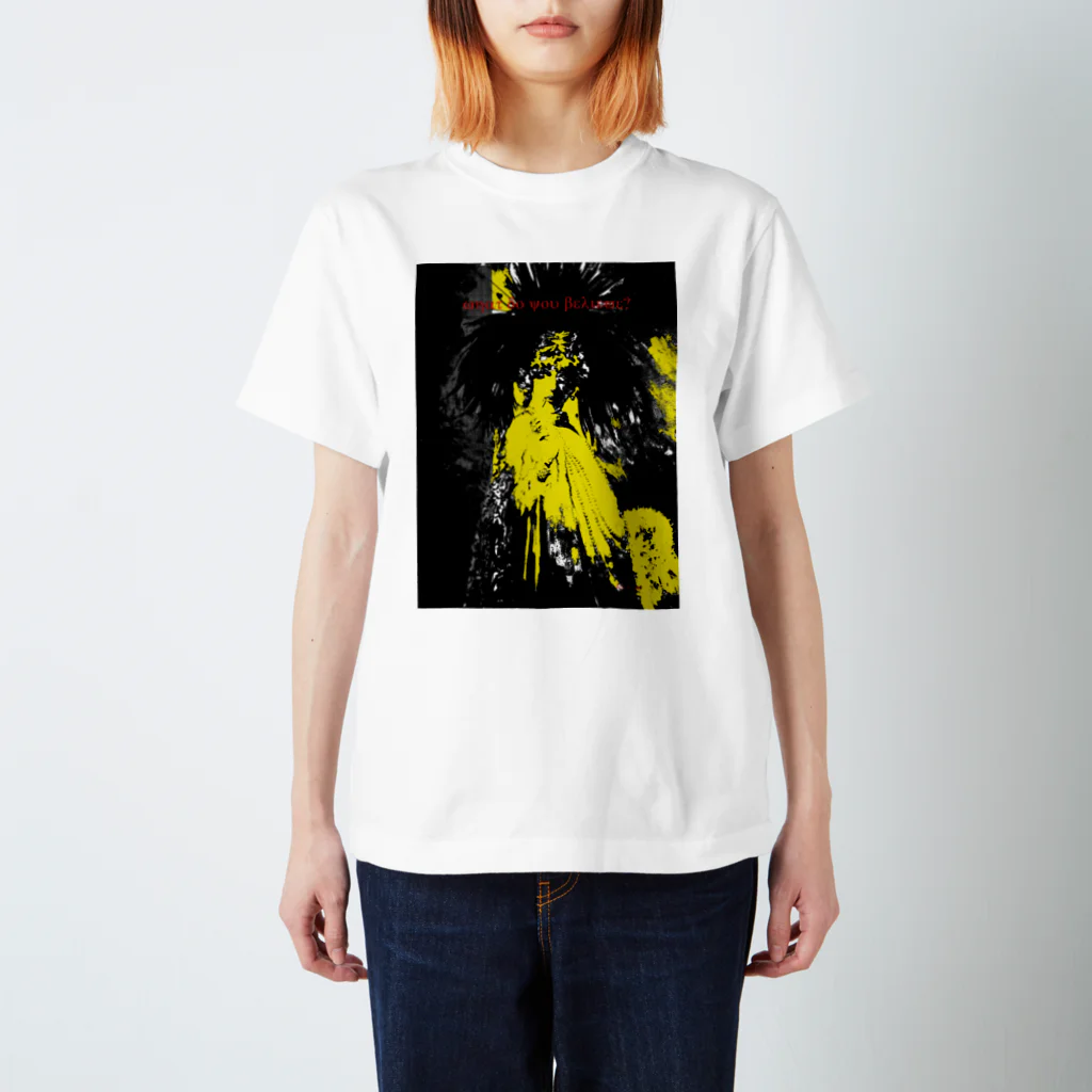 ace/天野瑛栖の羽帽子の女 スタンダードTシャツ