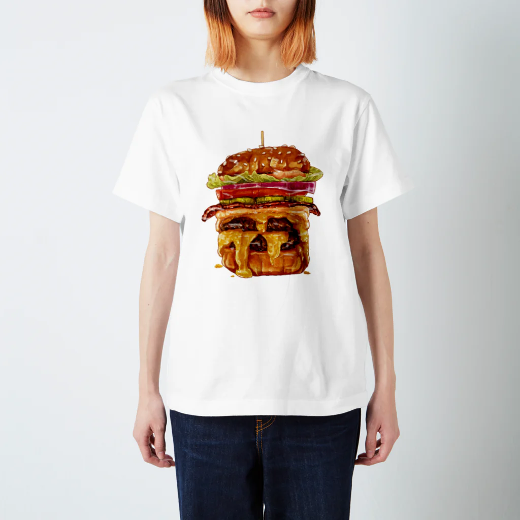 兼子良の飯テロハンバーガー スタンダードTシャツ