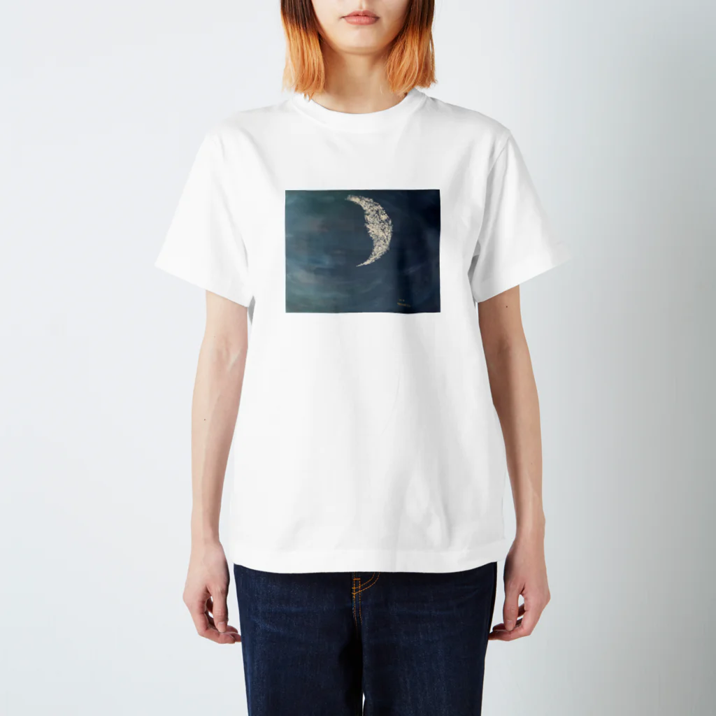 MAINA YUI SHOPの浮かぶ月 Regular Fit T-Shirt