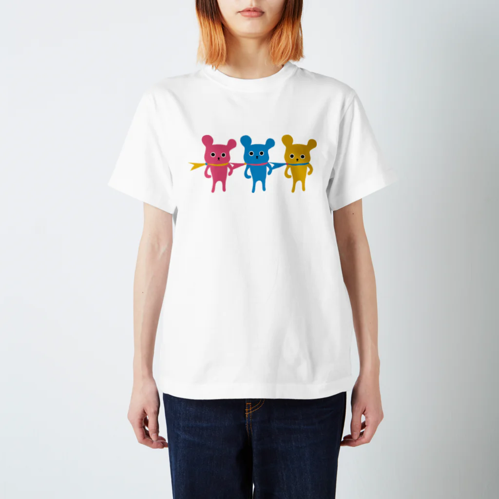 RiyocoHanasawa illustrationのくまさん スタンダードTシャツ