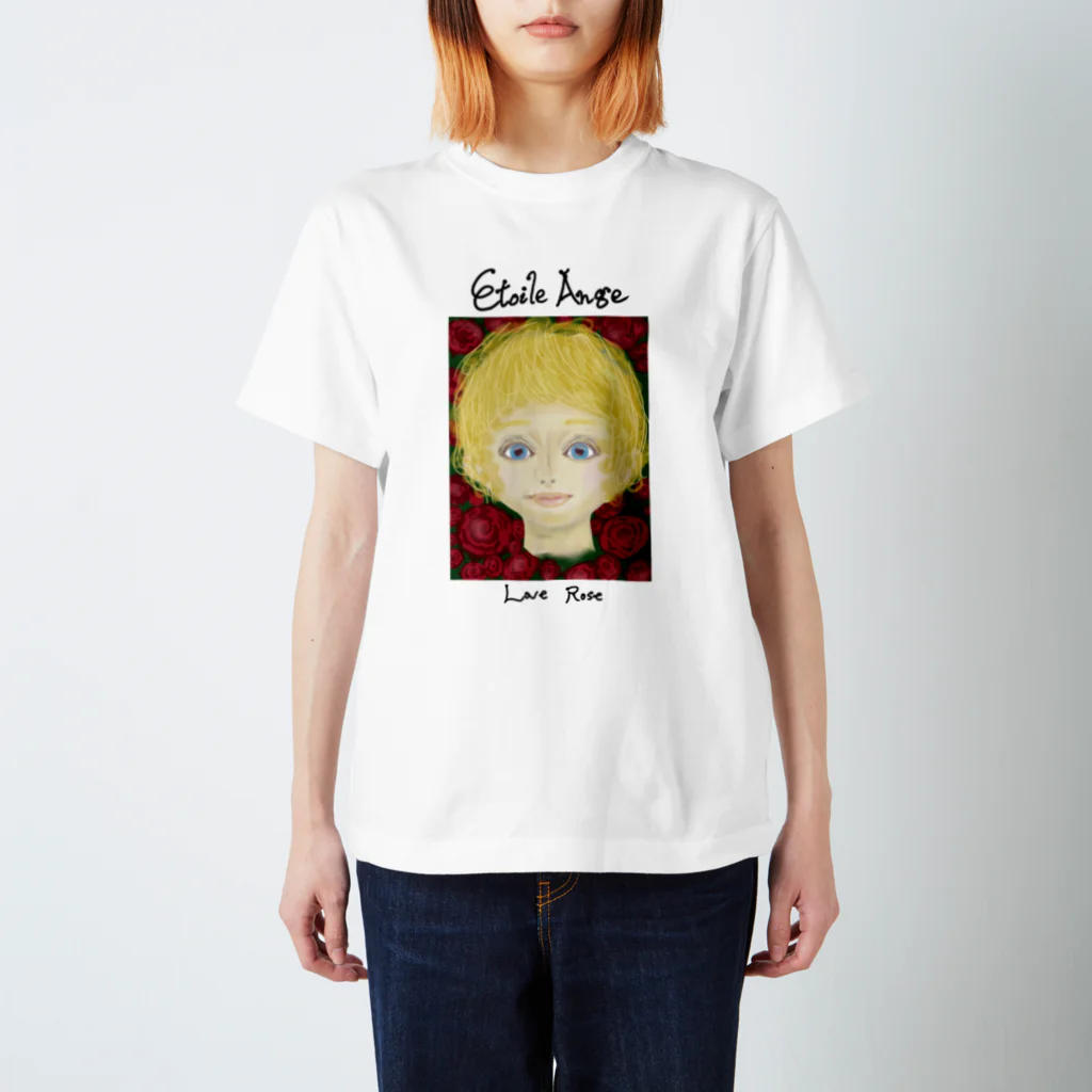 ねこ 妃羅きららの薔薇と少年 kirara’s picture  スタンダードTシャツ