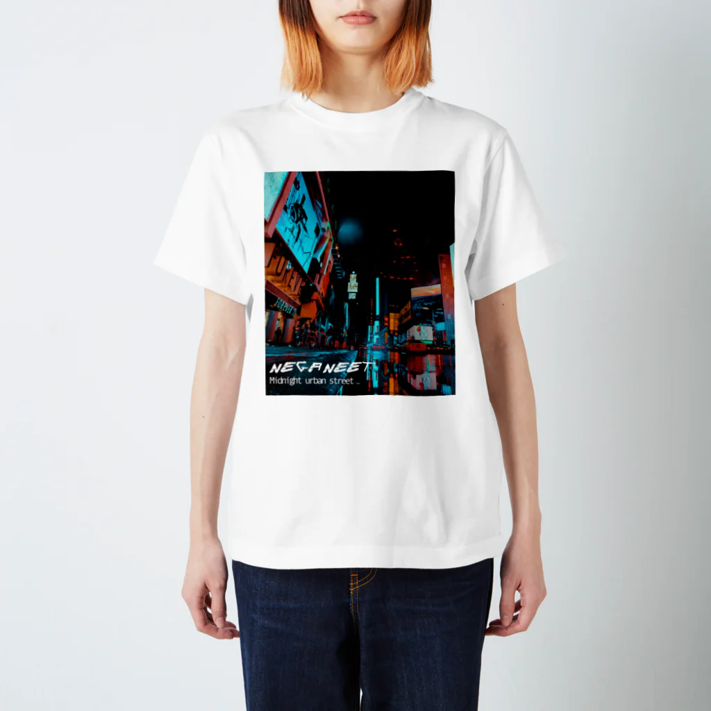 homofuturusのMidnight urban street スタンダードTシャツ