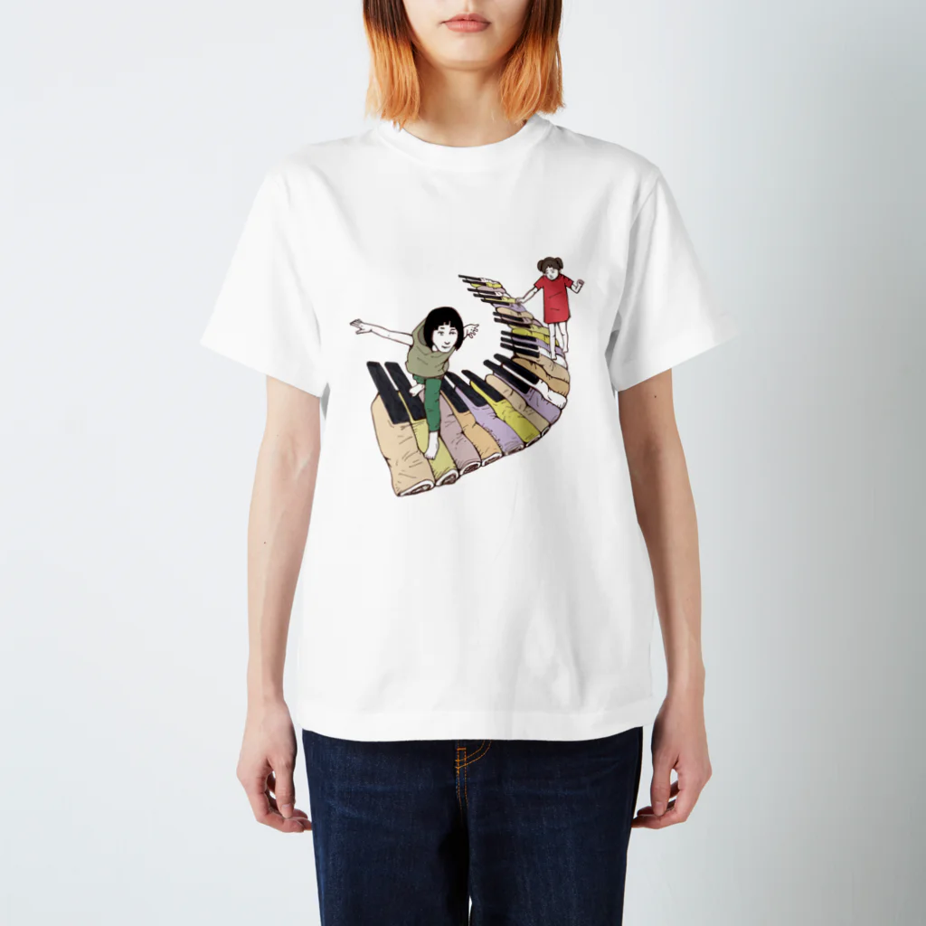 宮﨑　愛の指鍵盤 スタンダードTシャツ