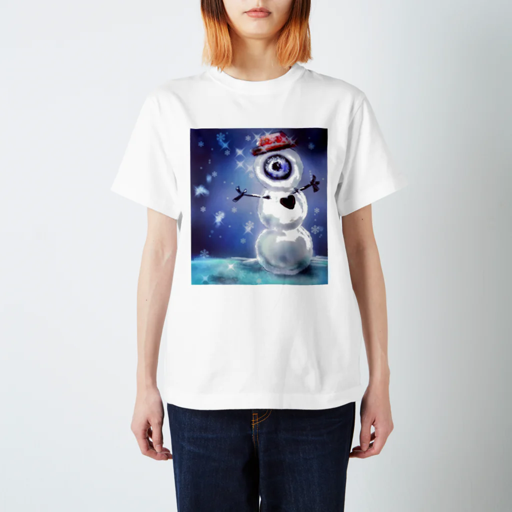 naritarinaの雪だるま3 スタンダードTシャツ