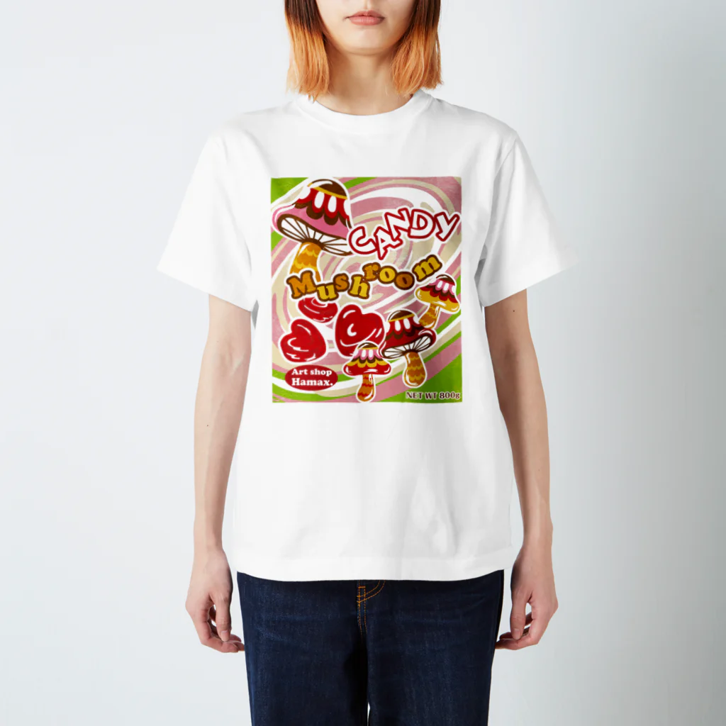 artshophamaxのキノコキャンディ スタンダードTシャツ