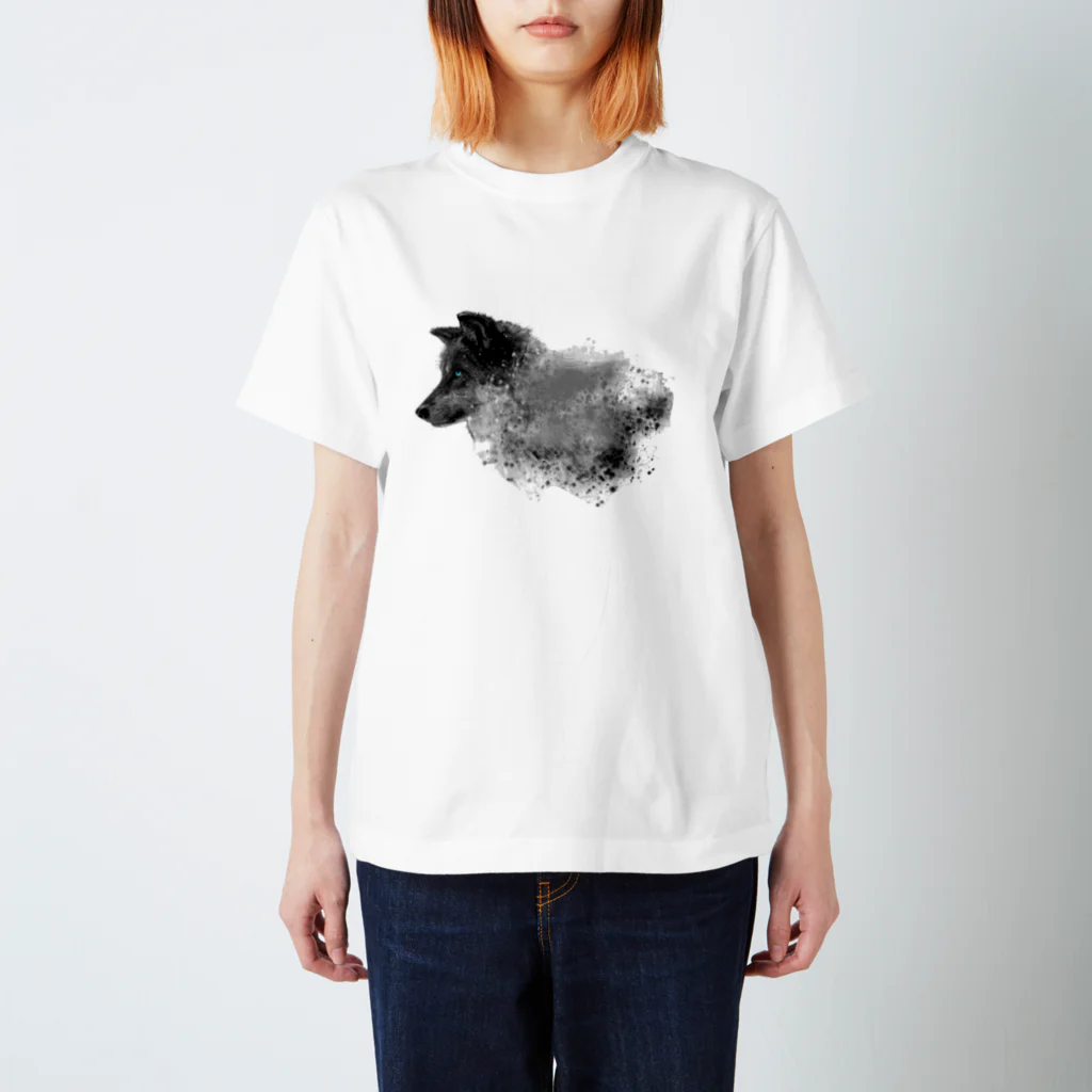 Darkness and individualityのBlack Wolf スタンダードTシャツ