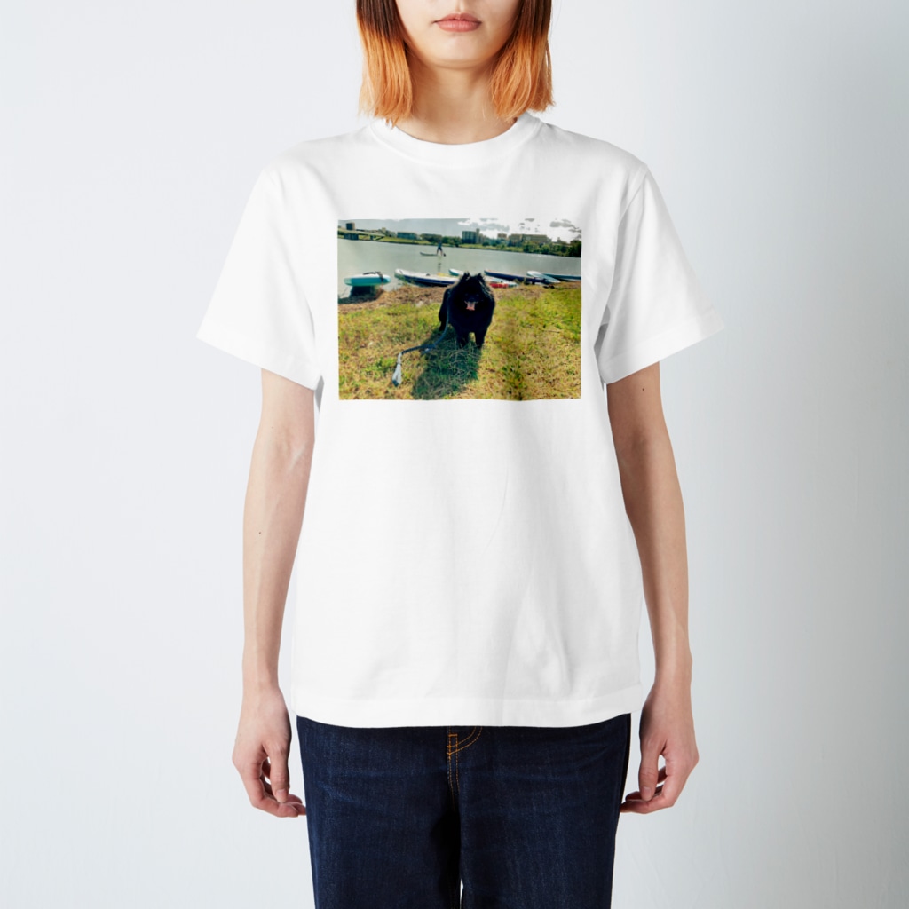 かねこまの多摩川犬 Regular Fit T-Shirt