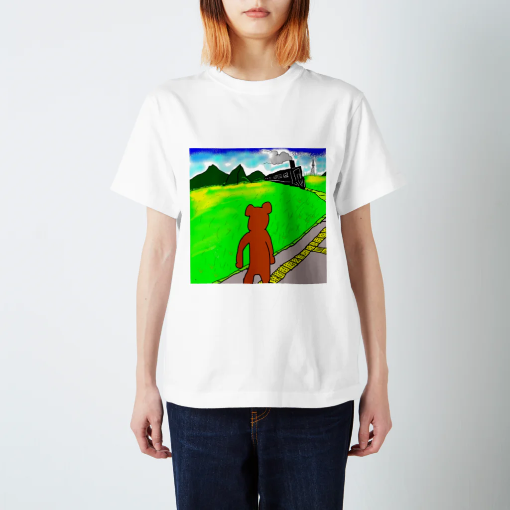 春組織新垣のさすらいのクマ Regular Fit T-Shirt