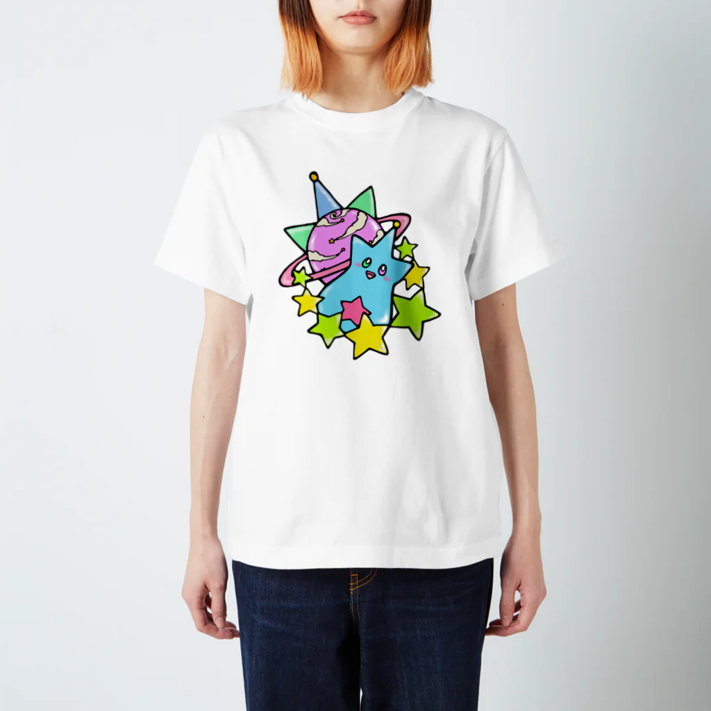 そらのうえ888階のうちぅじん☆惑星プレアリウス スタンダードTシャツ