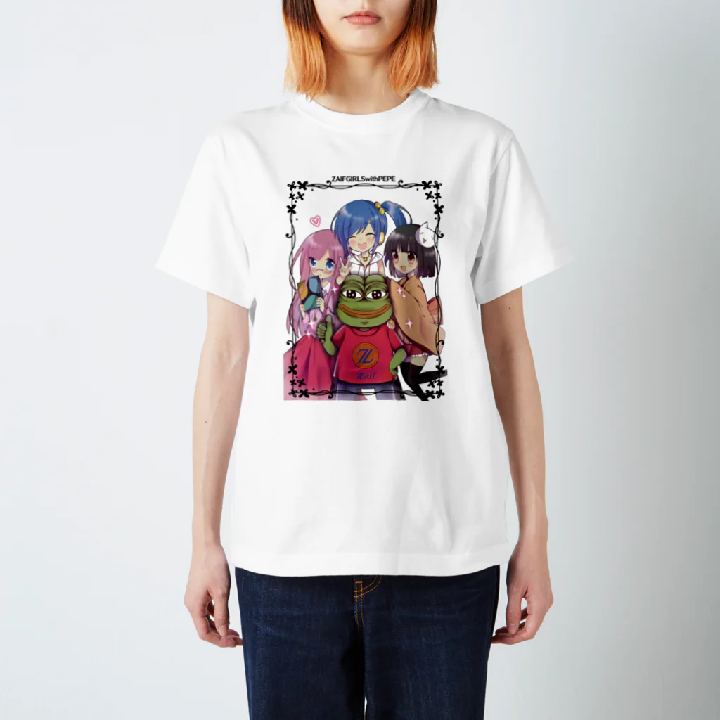 MINASEのZAIFGIRLS スタンダードTシャツ