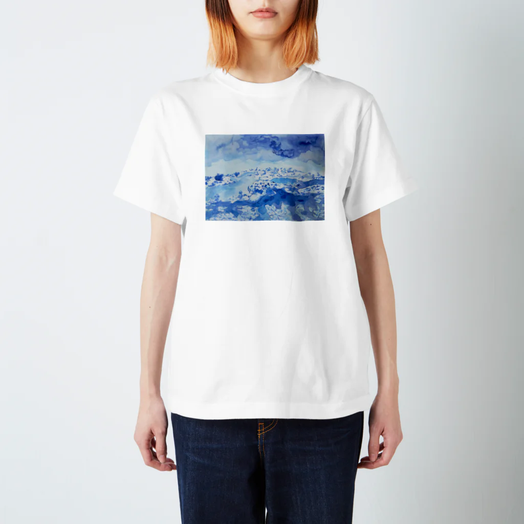 daisukekusakaのblue Regular Fit T-Shirt