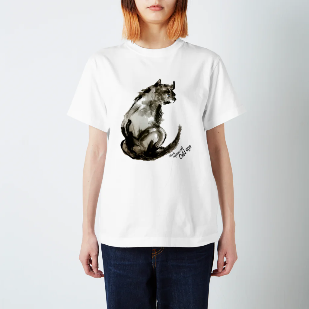 cats&reptiles cafe Odd eyeのOdd eyeグッズ スタンダードTシャツ