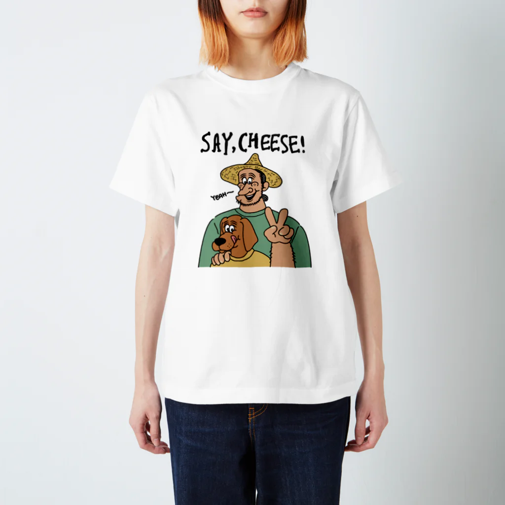 RIKOのSAY,CHEESE！ Regular Fit T-Shirt