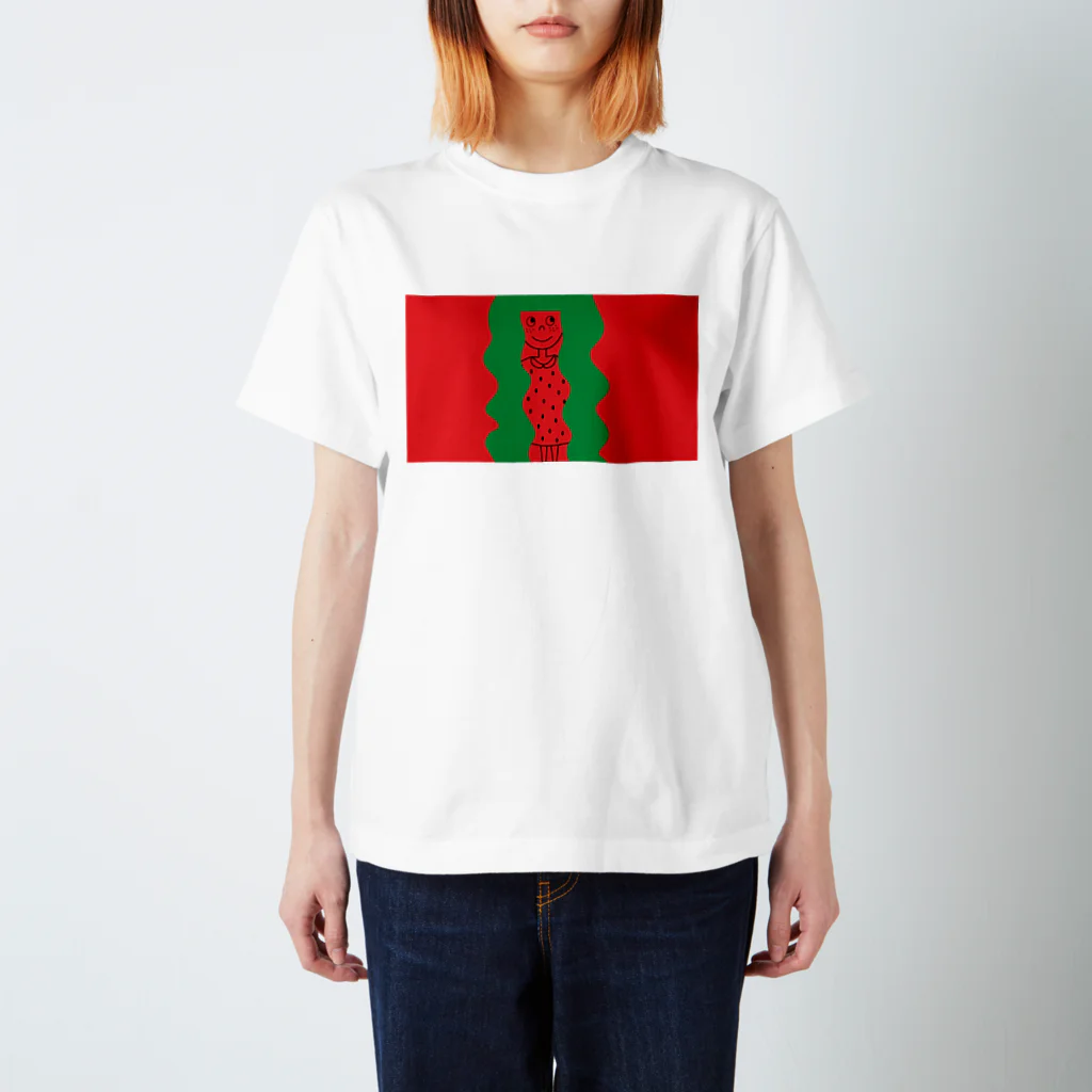 aneRのすいかパーマ Regular Fit T-Shirt