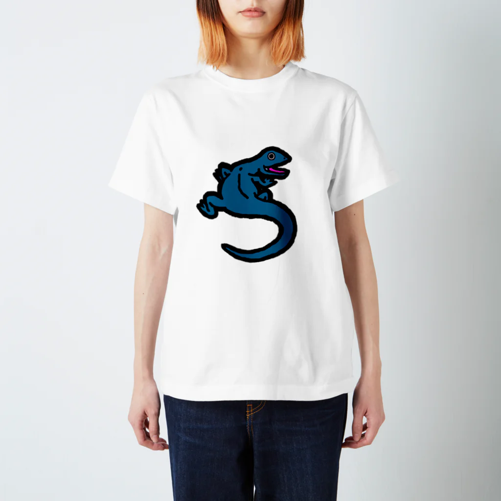 komgikogikoのいい気分のトカゲ Regular Fit T-Shirt