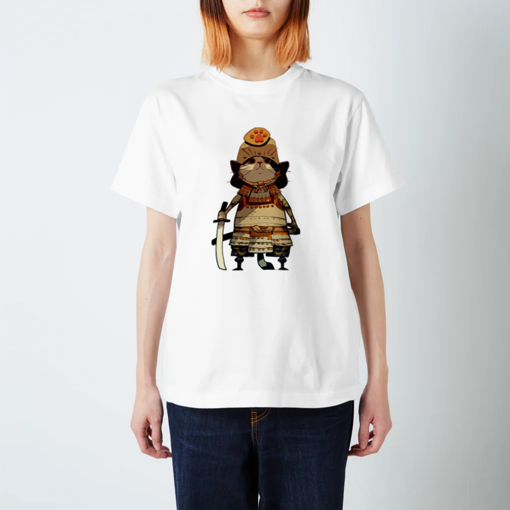 Satoshi MatsuuraのCat Samurai Regular Fit T-Shirt