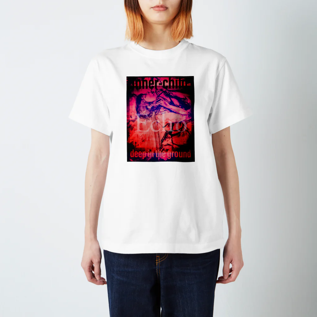 P's Inner-childのdeep in the ground/ECHO Regular Fit T-Shirt