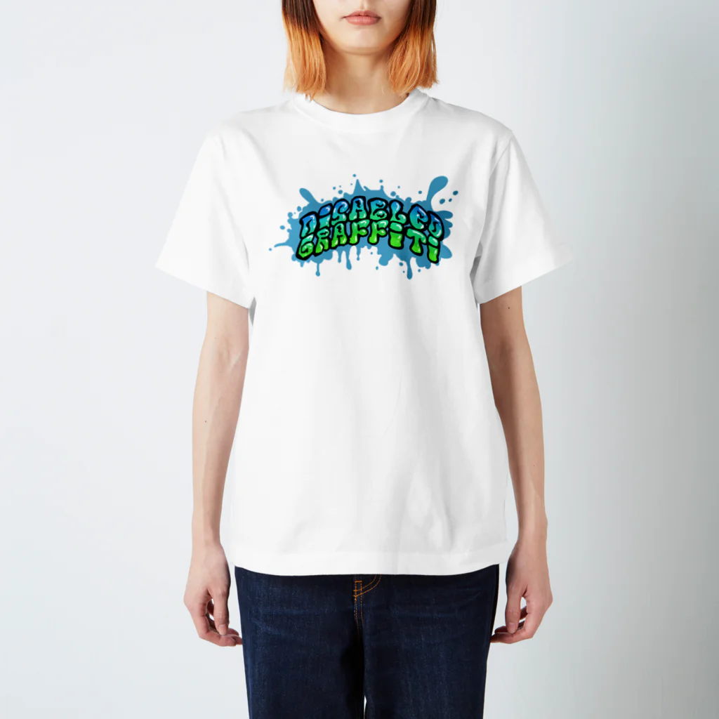 すぷらのDisabled Graffiti OLLIE Regular Fit T-Shirt