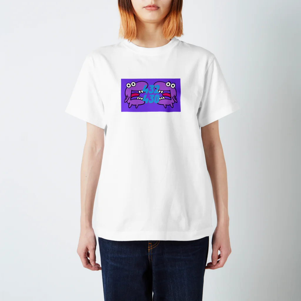 432の432パープル スタンダードTシャツ