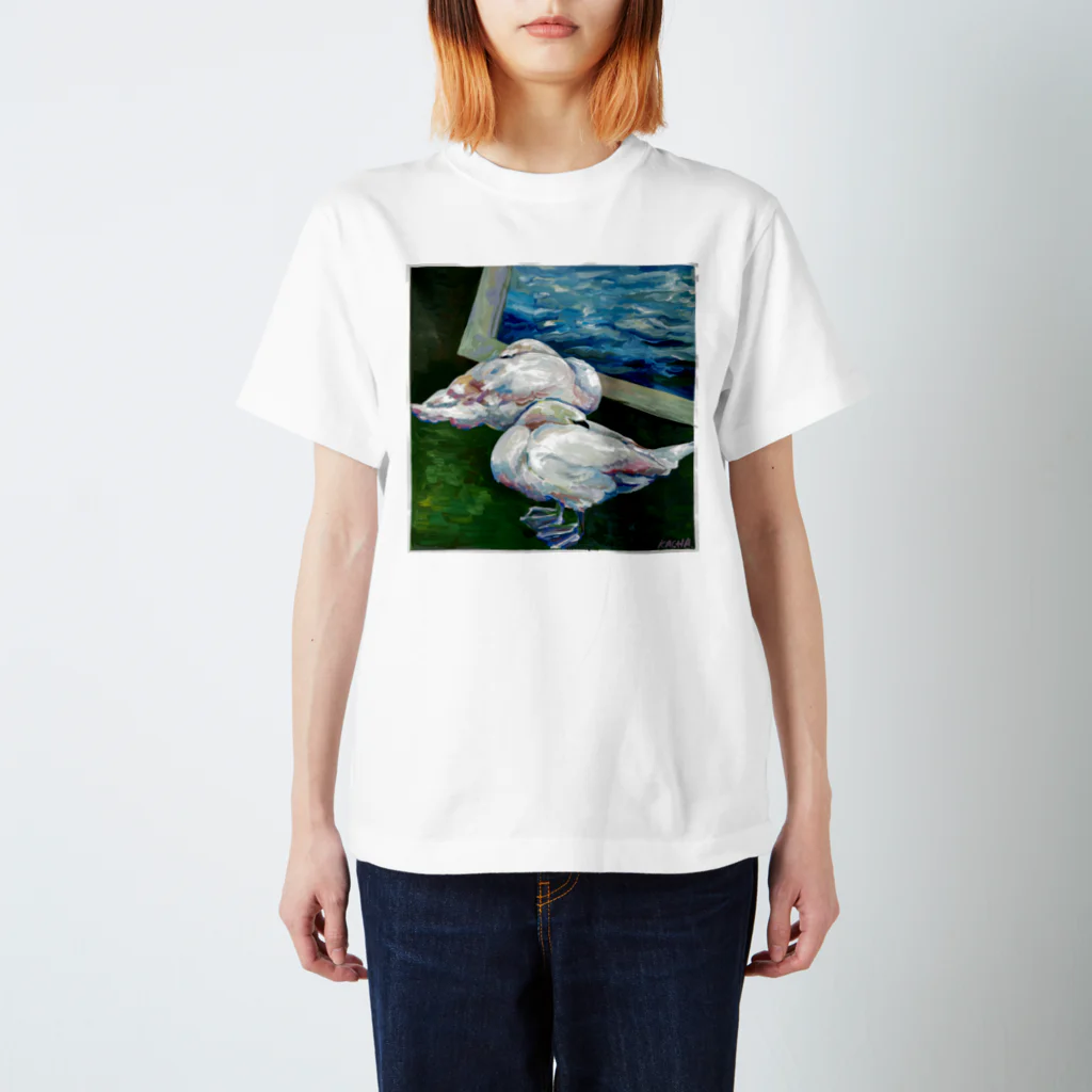 KACHA のswan🦢🦢 スタンダードTシャツ