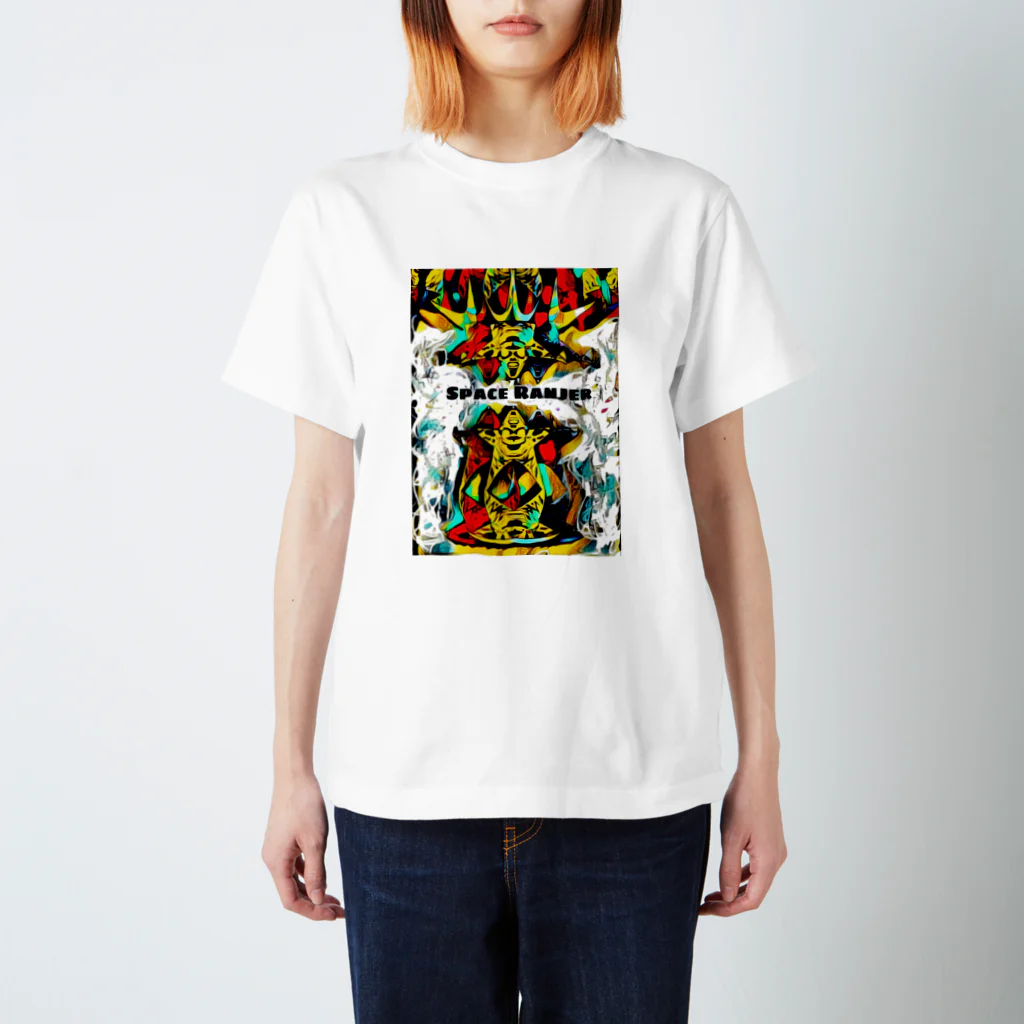 higehiroshigeのhigehiroオリジナルデザイン アメコミ風art Regular Fit T-Shirt