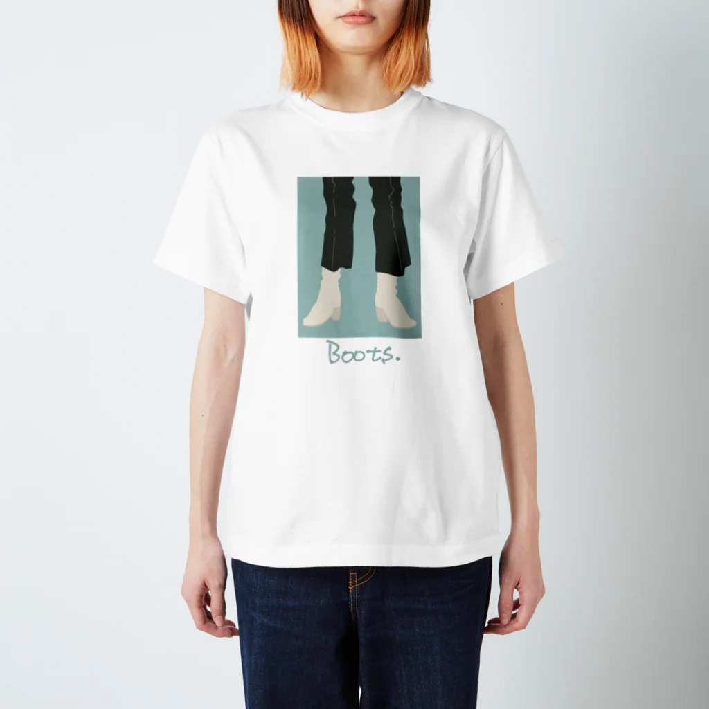 inishi's shopのBoots03 スタンダードTシャツ