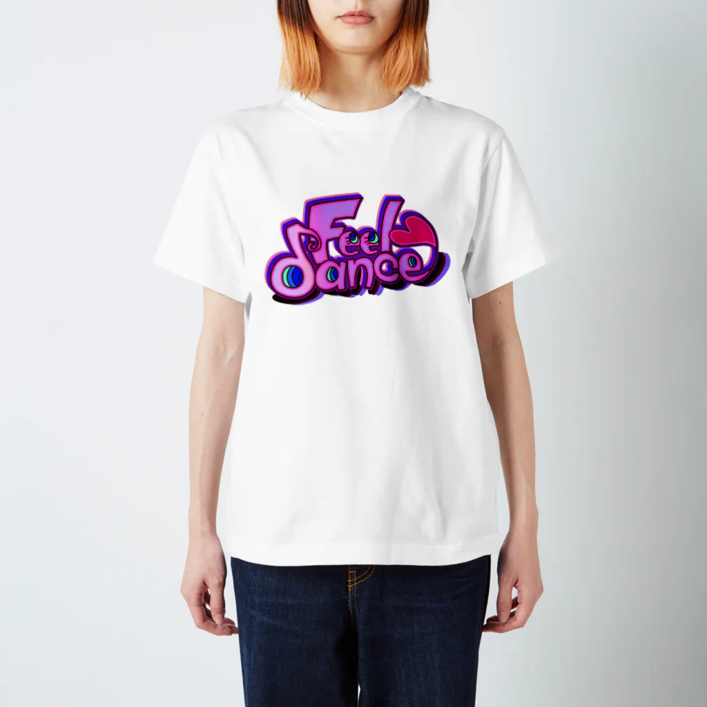 feeljam_loveのフィールちゃんピンク スタンダードTシャツ