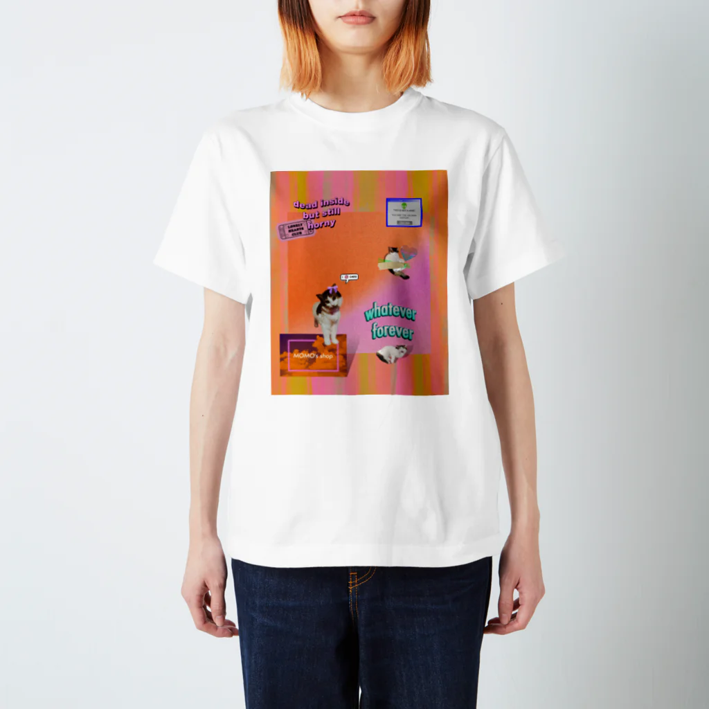 𝙈𝙊𝙈𝙊'𝙨 𝙎𝙝𝙤𝙥のvintage vaporwave #02 スタンダードTシャツ