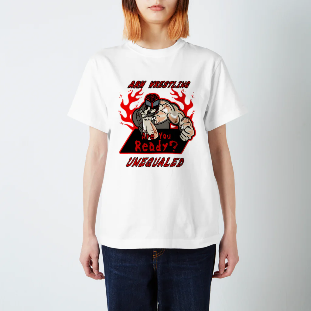 UNEQUALED-VERTEXのアームレスラー Regular Fit T-Shirt