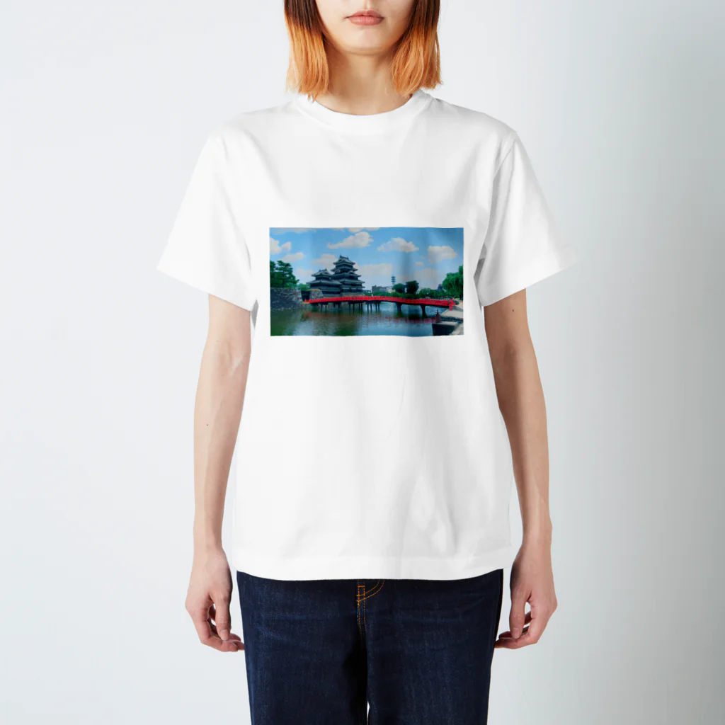 petit angeの松本城 スタンダードTシャツ