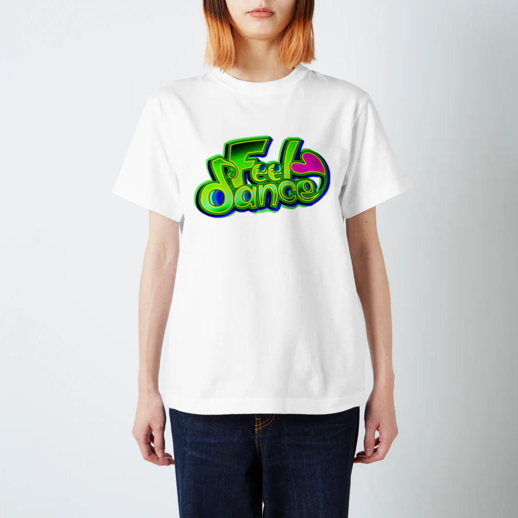 フィールジャムのフィールちゃんグリーン スタンダードTシャツ