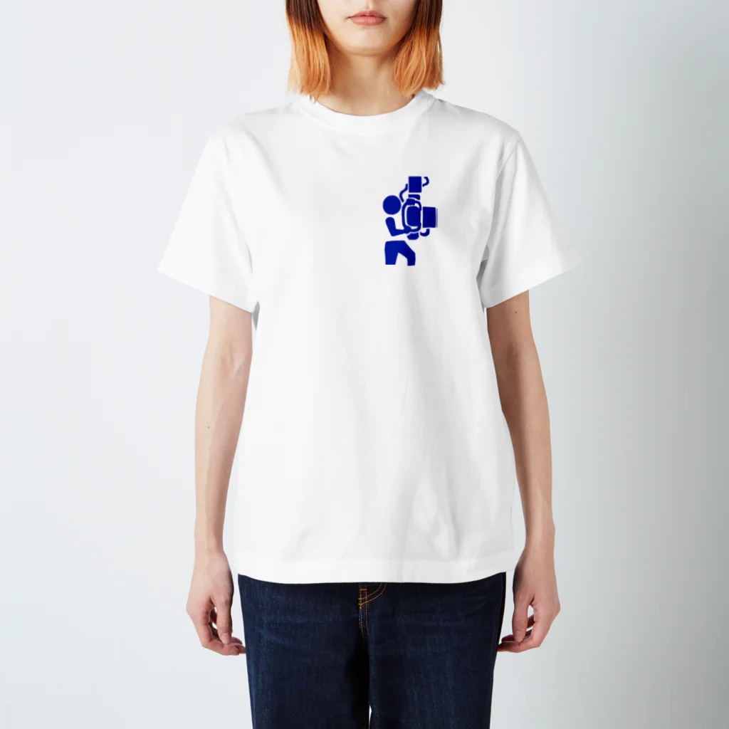 からばく社のレントゲンピクトグラム Regular Fit T-Shirt